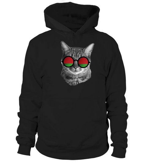 Funny Cat Tee Shirt - Belarus Men's Hoodie