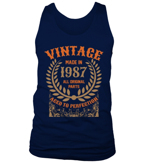 Vintage Made In 1987 All Original Parts Men's Tank Top