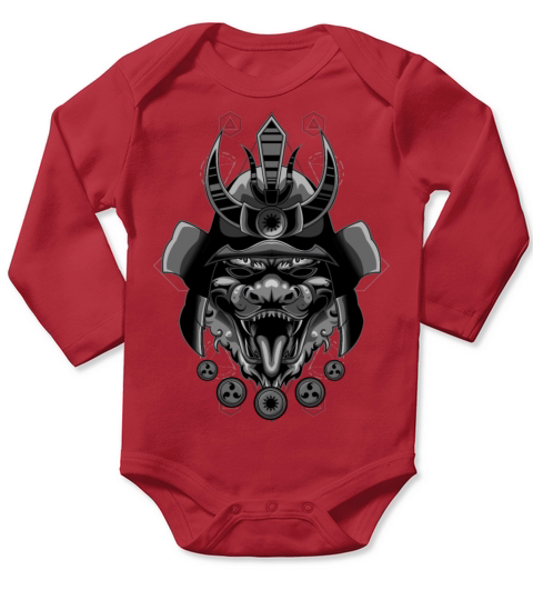 JAPAN SAMURAI CULTURE Long Sleeve Baby One-Piece