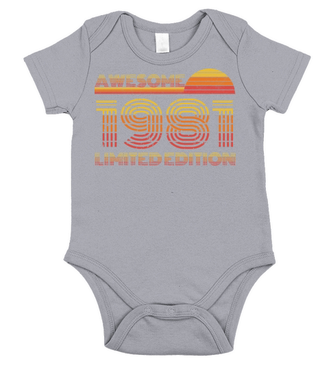 Vintage 1981 gift Short Sleeve Baby One-Piece