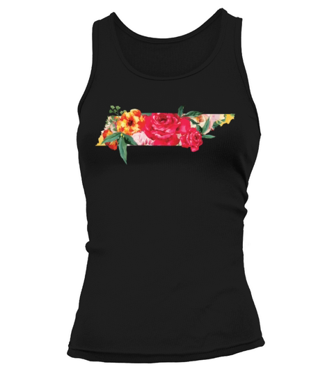 Tennessee Watercolor Flowers Women's Tank Top