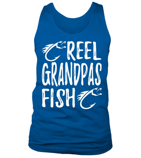 Reel Grandpas Fish Fishing Men's Tank Top