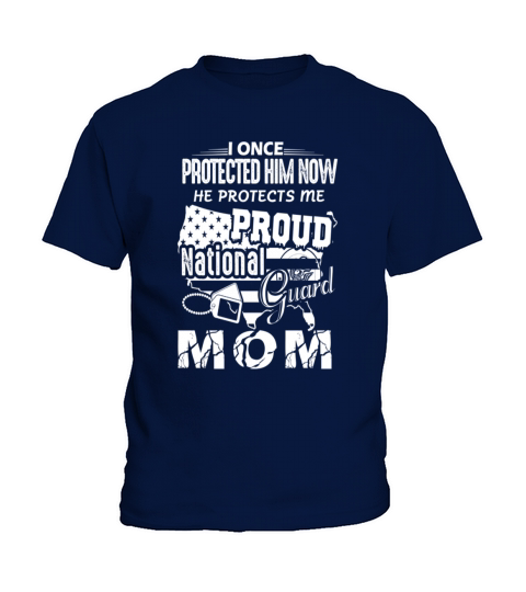 PROUD NATIONAL GUARD MOM SHIRT Kids T-Shirt