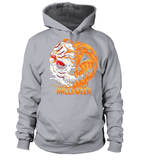 Baseball Player Halloween Pumpkin Skeleton Men's Hoodie