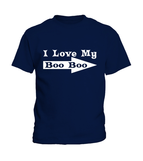 I Love My Boo Boo Couples Boyfriend Girlfriend Engaged Kids T-Shirt
