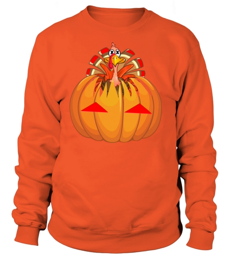 Thanksgiving pumpkin Turkey Women's Sweatshirt