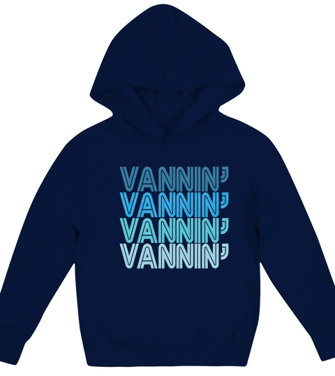 VANNIN Retro Vanner Vanning Nation Van Lifestyle Kids Hoodie