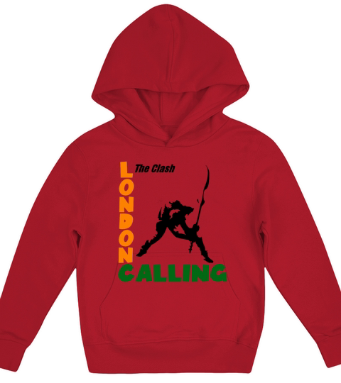london calling the clash Ngeprunk Kids Hoodie