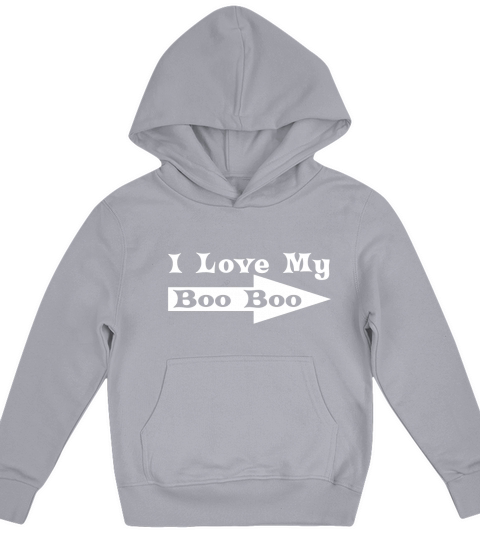 I Love My Boo Boo Couples Boyfriend Girlfriend Engaged Kids Hoodie