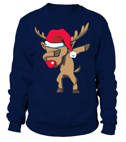 dabbing Rudolph for Christmas as a gift Women's Sweatshirt