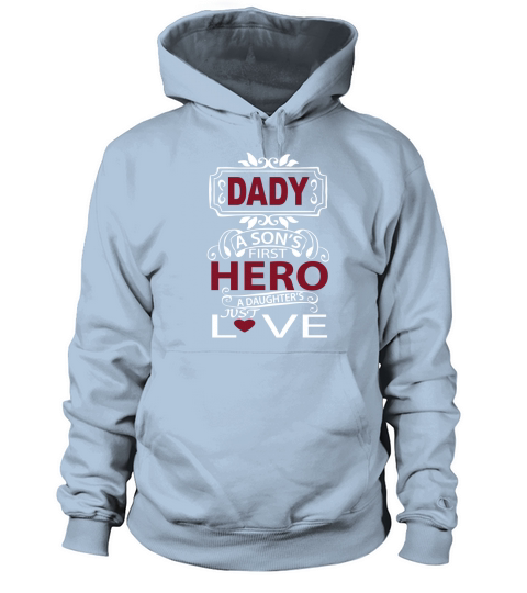 Daddy a son fist Hero a daughters just love Women's Hoodie
