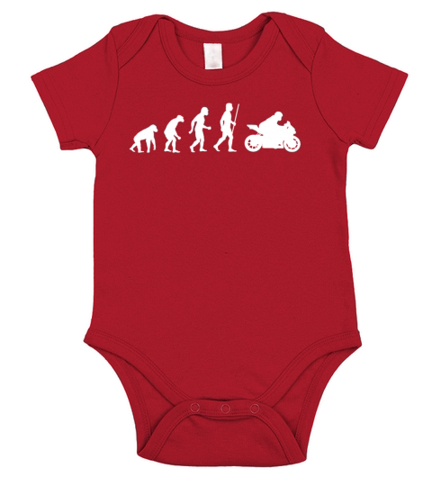 Evolution of Motorbike Short Sleeve Baby One-Piece