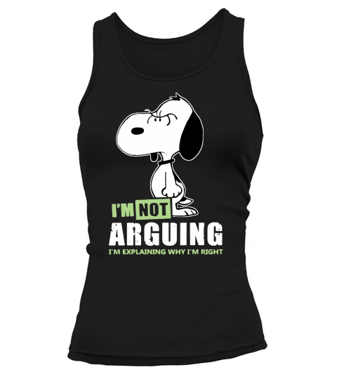 Snoopy Arguing Tank top Woman