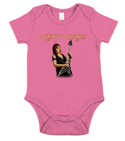 randy rhoads Short Sleeve Baby One-Piece