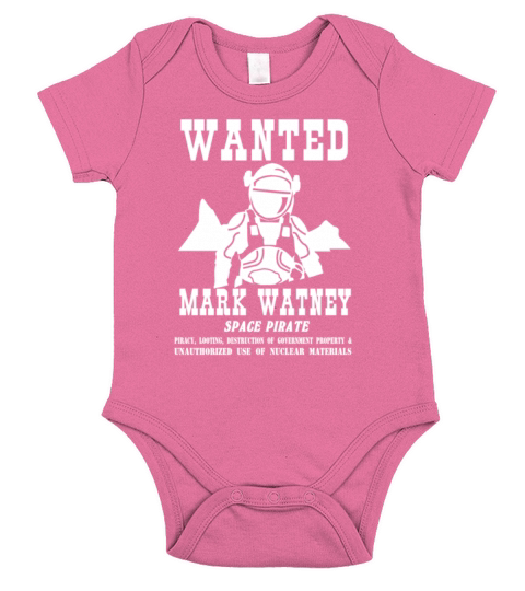 Mark Watney Space Pirate - The Martian Short Sleeve Baby One-Piece