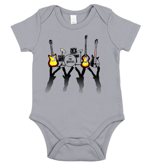 Les batteries Beatles Short Sleeve Baby One-Piece