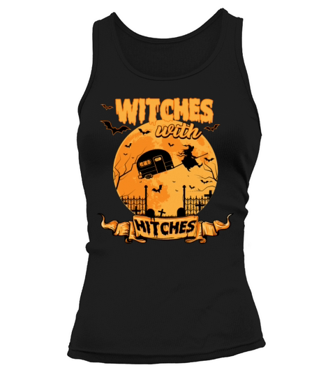 witches with hitches - Halloween Camper RV Witch Women's Tank Top
