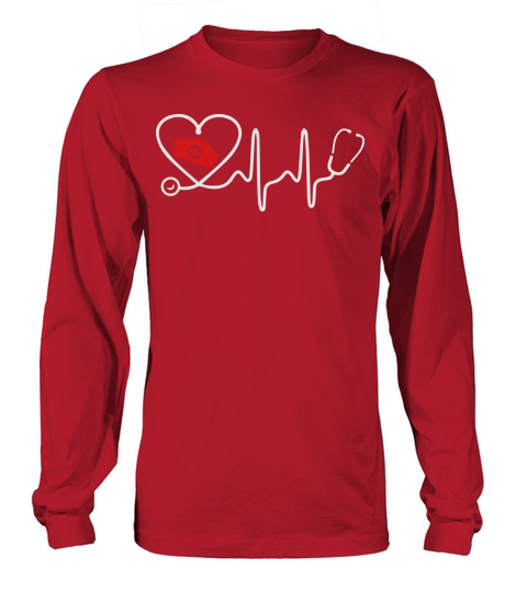 Heart Beat Nurse Women's Long Sleeve