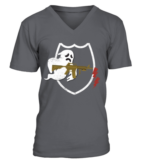 Vintage Ghost Army military Gift Allied Men's V-Neck T-shirt