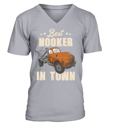 Camel Towing Services Cartoon V-Neck T-shirt