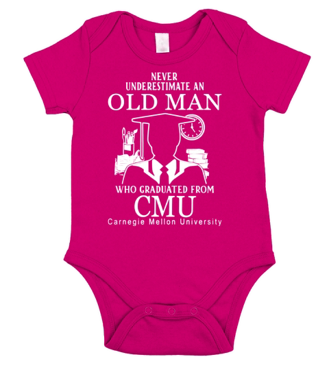 Carnegie Mellon University Short Sleeve Baby One-Piece