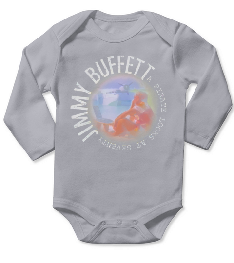Jimmy Buffet Look At Seventy Long Sleeve Baby One-Piece