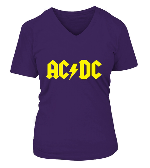 Acdc V-neck T-Shirt Woman