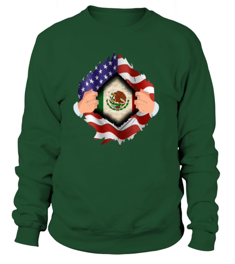 Mexican USA Flag Mexican Women's Sweatshirt