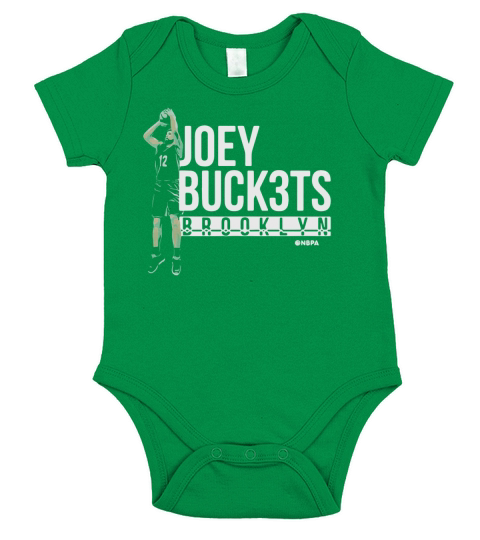 Joey Buckets buck3ts Brooklyn basketball Short Sleeve Baby One-Piece