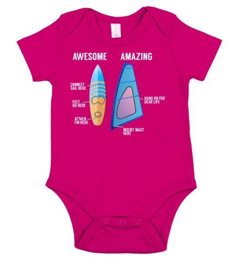 Windsurfing Equipment Gear Board Windsurfer Short Sleeve Baby One-Piece