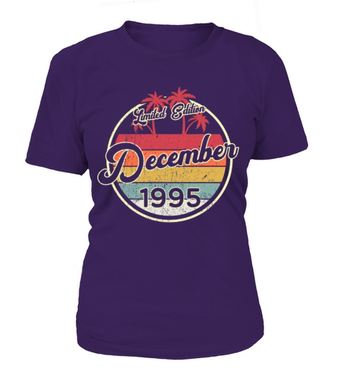 Vintage December 1995 25th Birthday 25 Year Gift Women's T-Shirt