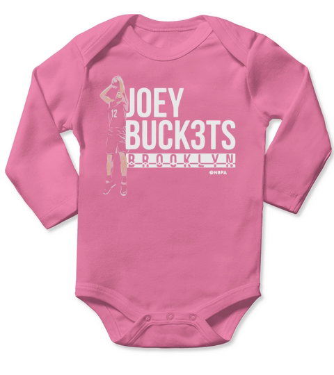 Joey Buckets buck3ts Brooklyn basketball Long Sleeve Baby One-Piece