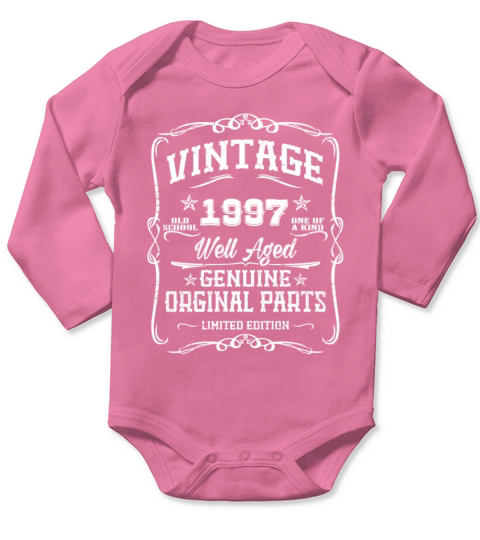 Vintage 1997 Long Sleeve Baby One-Piece