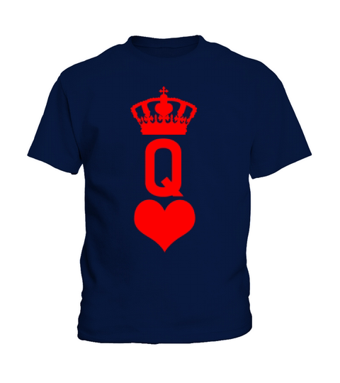 Queen Of Hearts - Halloween Costume Poker Kids T-Shirt