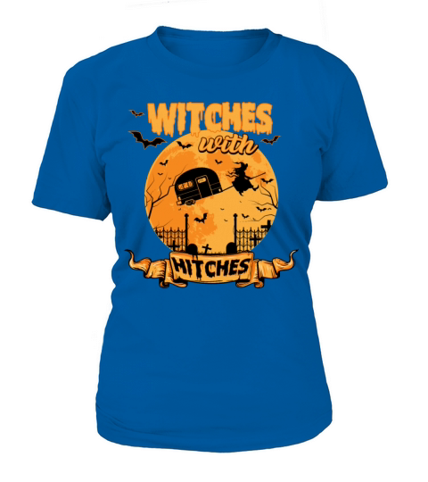 witches with hitches - Halloween Camper RV Witch Women's T-Shirt