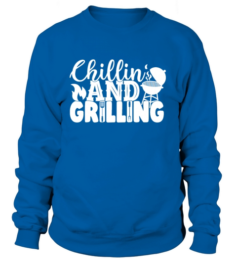 Funny BBQ Grilling - Chillin Women's Sweatshirt