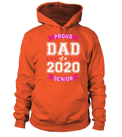 Proud Dad Of A 2020 Senior Pink Men's Hoodie