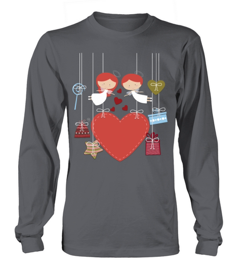 Valentines Day Angels Women's Long Sleeve