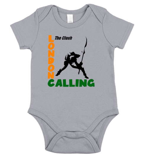 london calling the clash Ngeprunk Short Sleeve Baby One-Piece