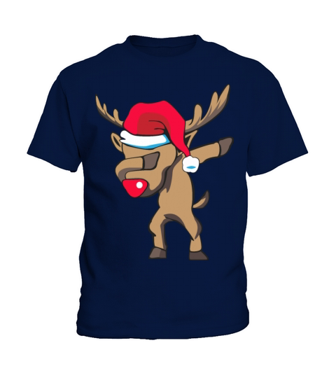 dabbing Rudolph for Christmas as a gift Kids T-Shirt
