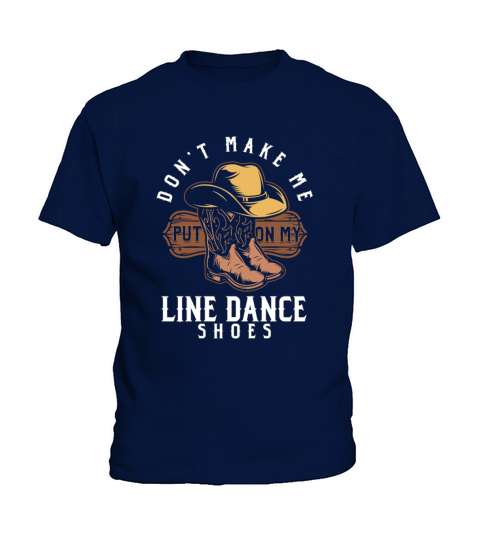 Line Dance Shoes Cowboy Boots Country Music Gift Kids T-Shirt