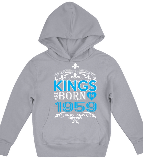 Kings Are Born In 1959 Happy Fathers Day Kids Hoodie