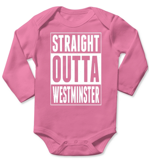Straight Outta Westminster Long Sleeve Baby One-Piece