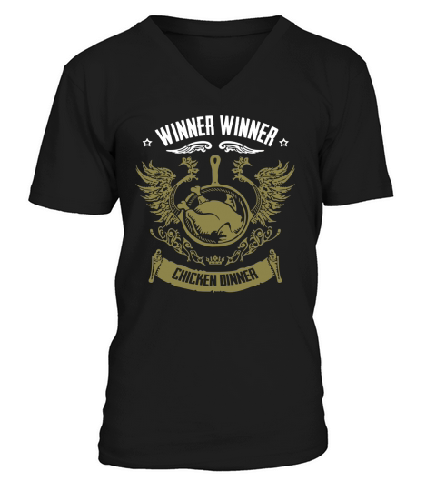 PUBG - Winner Winner Chicken Dinner V-Neck T-shirt