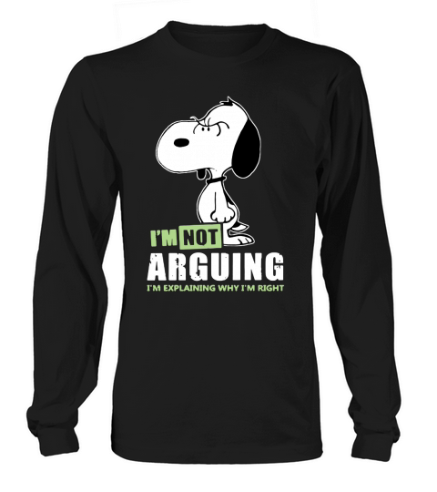 Snoopy Arguing Long sleeved Unisex