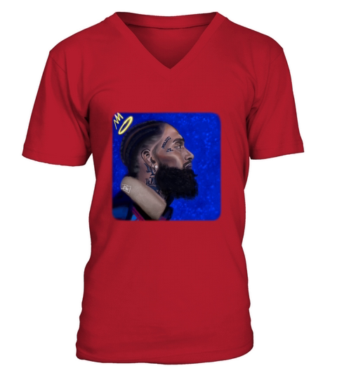 Nipsey Hussle Rip 1985 2019 V-Neck T-shirt