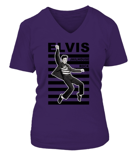 Elvis Presley T-Shirt V-neck T-Shirt Woman