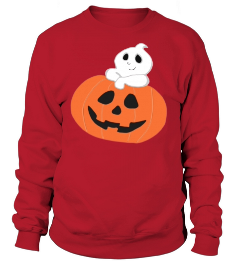 Pumpkin and Friendly Ghost Women's Sweatshirt