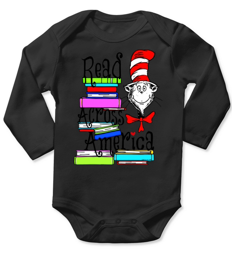 Read Across America Day Dr. Seuss Long Sleeve Baby One-Piece