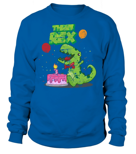 3 Birthday Kids Birthday Dino Women's Sweatshirt